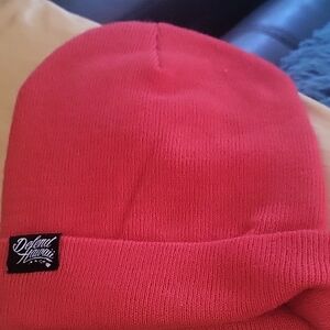 Defend Hawaii Red Beanie